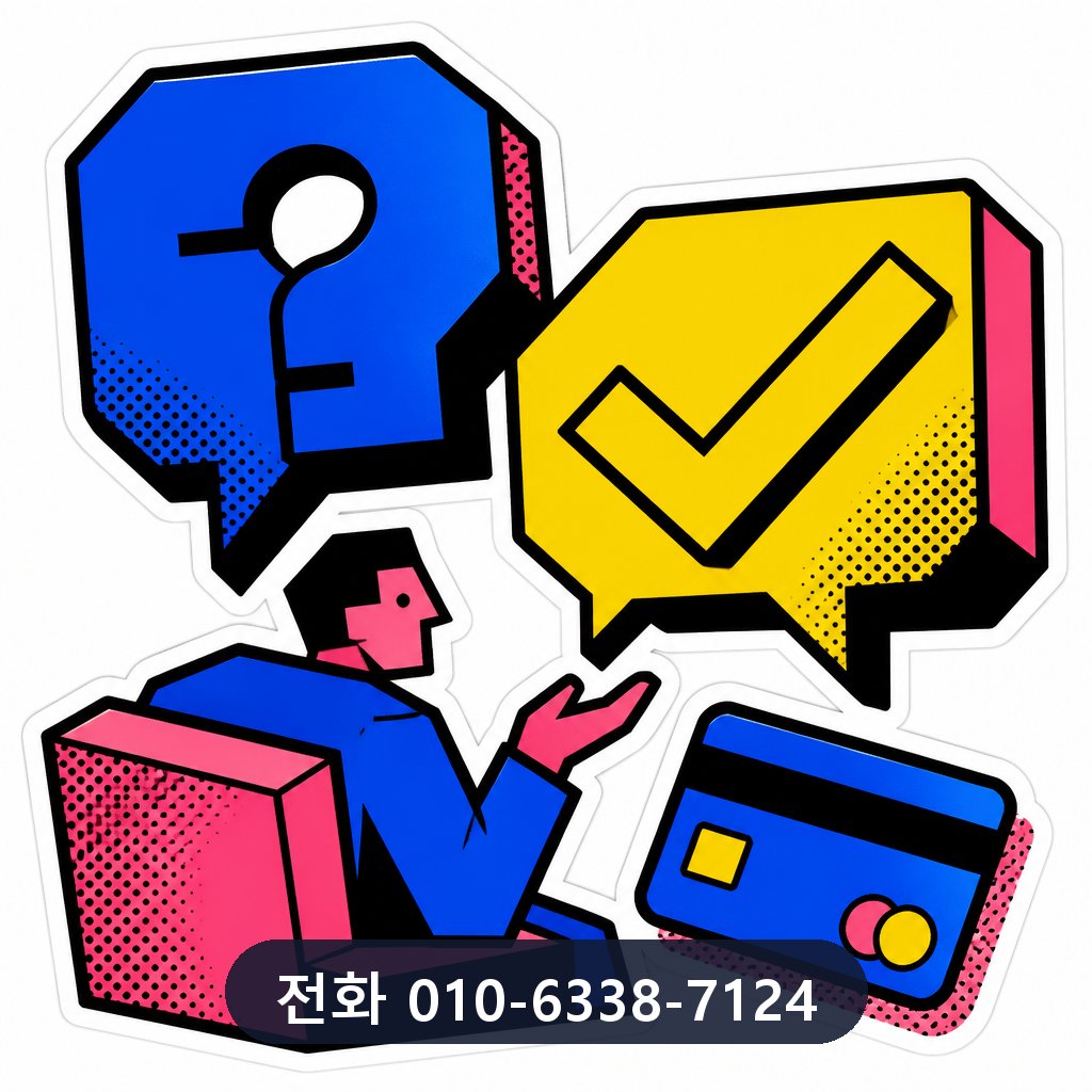신용카드 한도 현금화 자주 묻는 질문 이미지 · 문의 010-6338-7124